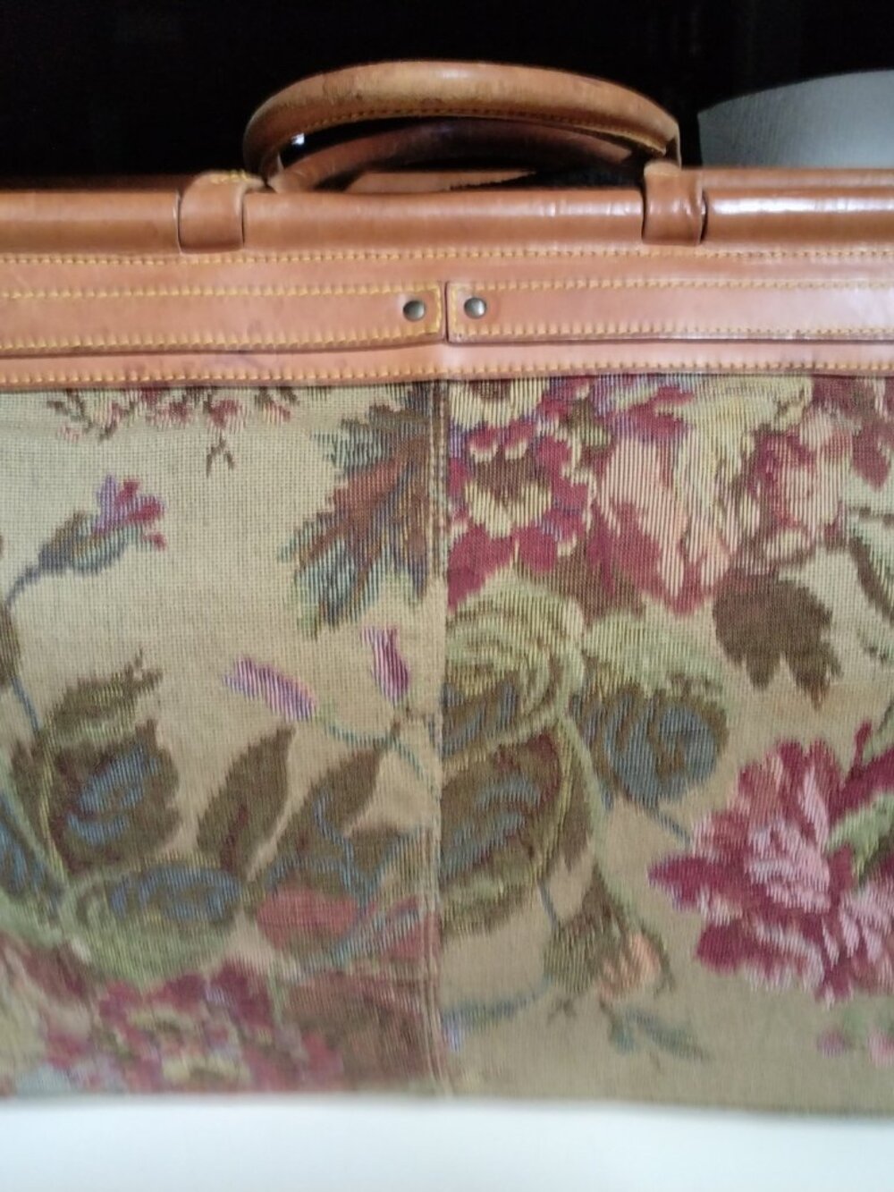 Vintage Ralph Lauren Carpet Bag Sold As Is Made In Italy